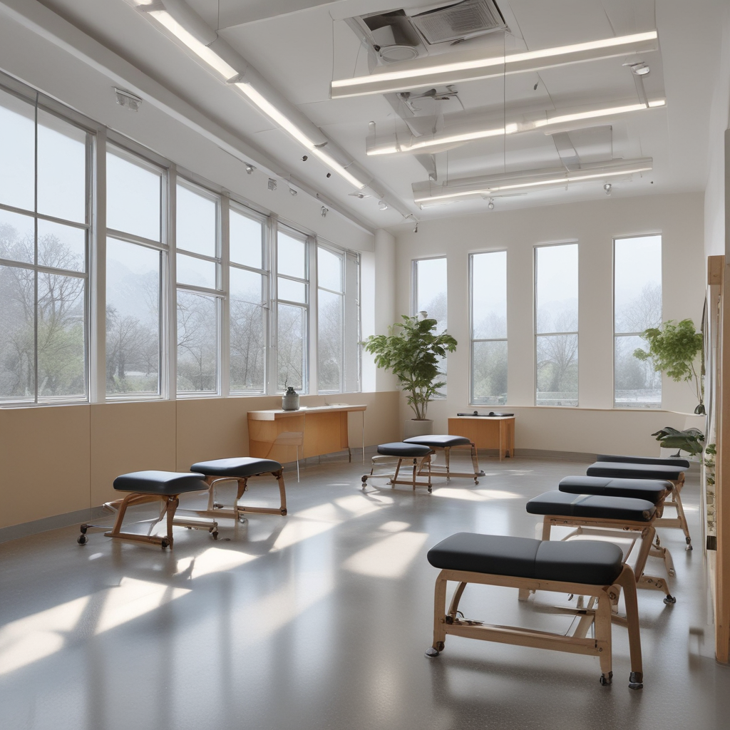 Modern physical therapy facility