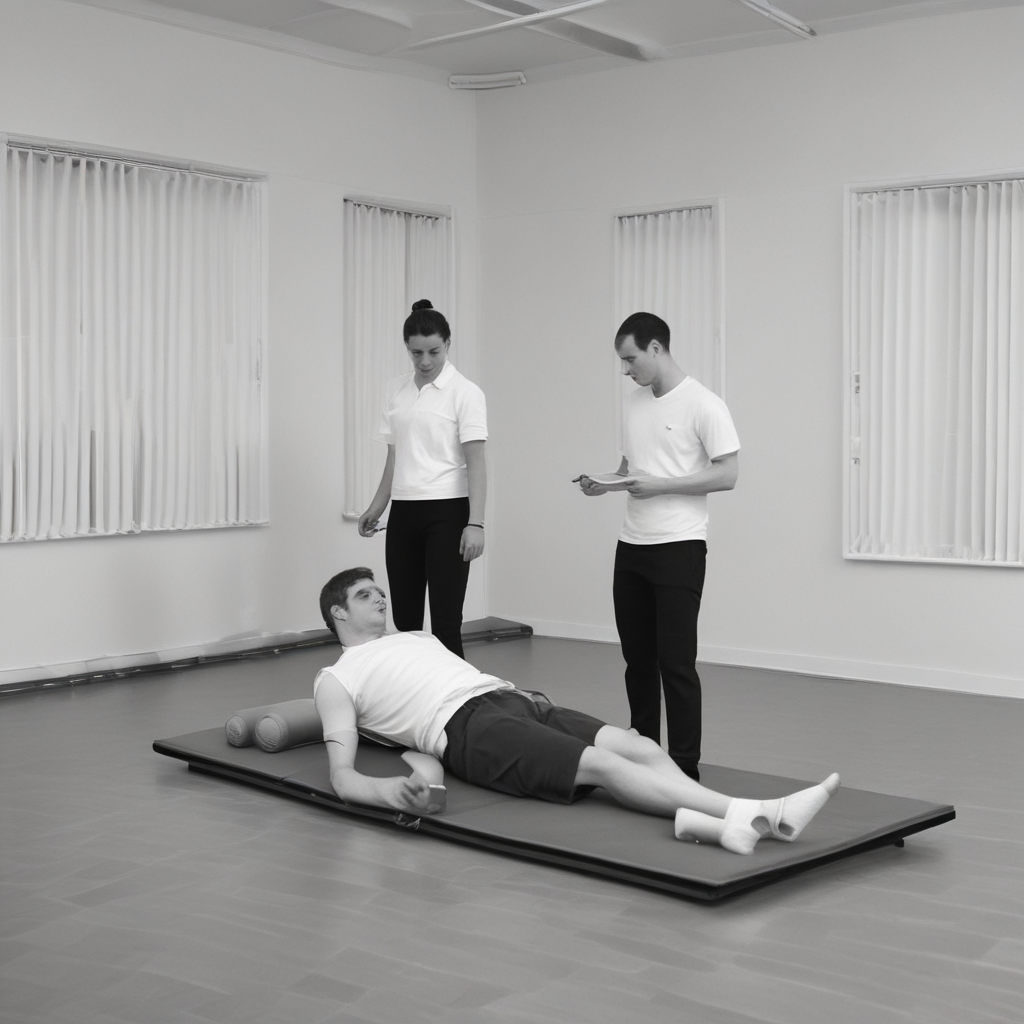 Sports rehabilitation session